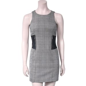 Michael Kors Houndstooth Sleeveless Dress